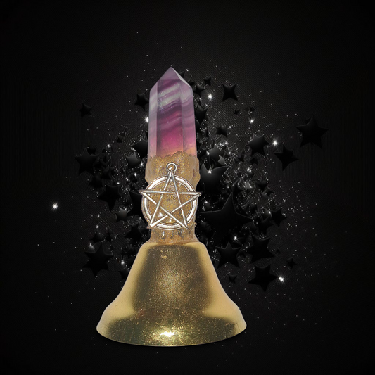 Petitions & Prayers & Wishes Heard & Answered Rainbow / Fluorite Ritual Activated Witch / Warlock Bell