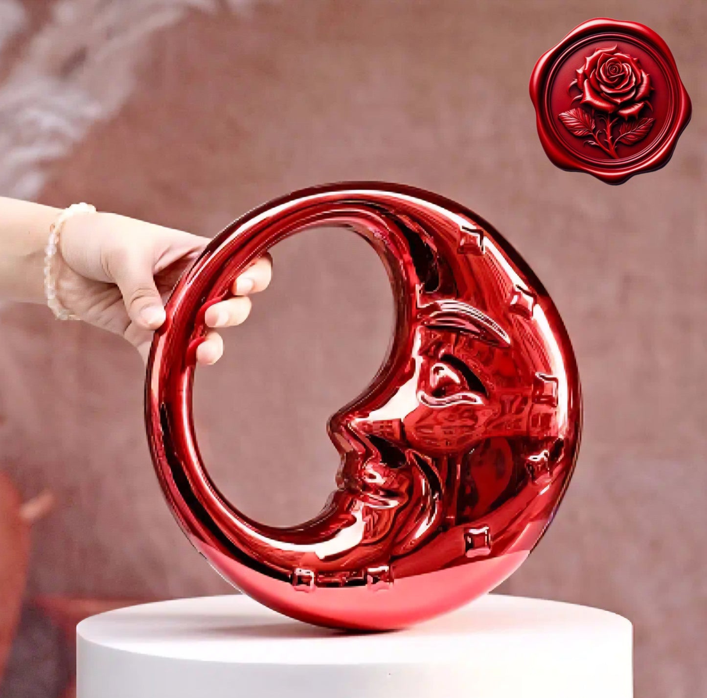 The Moon & Stars Shine On Me & Guard Me - Red Ritual Activated & Blessed Purse