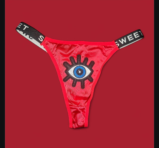The Knockout Sweetheart - Red / White / Blue /Black Ritual Activated Thong