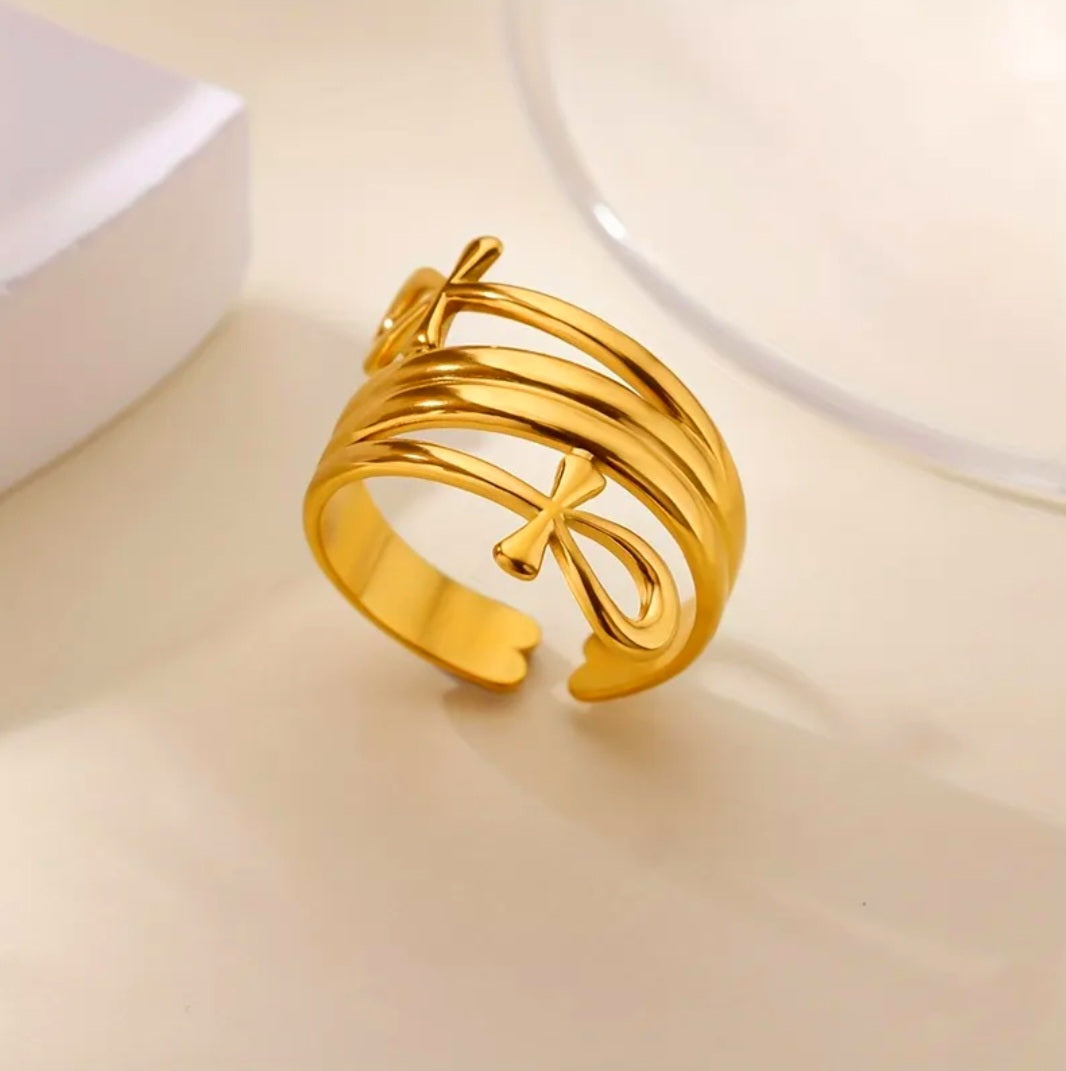 Egyptian Luck & Protection Energy Barrier - Ritual Ring - Only Good Can Come In & From - Activated & Blessed