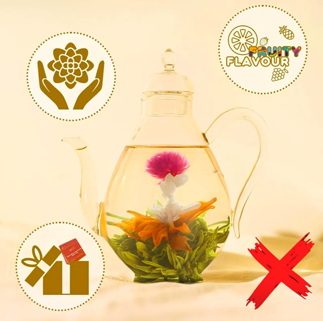 Foxys Magical Blooming Flower Tea - Ritual Tea Of Growth & Rapid Fertility & Manifestations - Activated & Blessed - 9 Pack