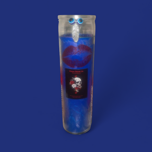 Blue Ritual Activated & Blessed 7 Day Candle