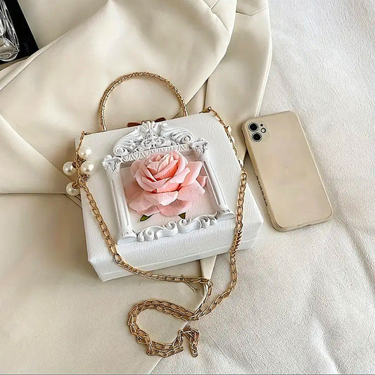 Angels Of Growth & Success & Protection - Pink / White / Gold Ritual Activated & Blessed Purse