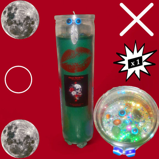 Seal The Deal In Green - Gratitude Offering For Acceptance - Powerful Activated & Blessed Ritual 7 Day Candle To Solidified For Longevity