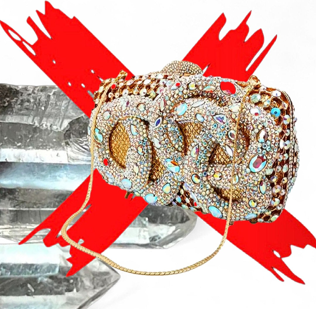 Energy Drainer Blocking Shield & Snake Charm Detector - Ritual Activated & Blessed Purse