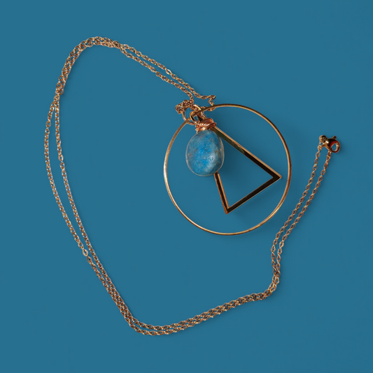 Untouchable & Unstoppable Force Shield Wearer-Blue Lapis Lazuli Ritual Necklace