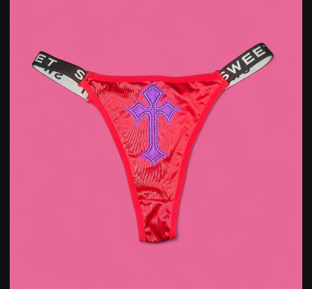 The Sweet Magical Flower - Red / Purple / White / Black Ritual Activated Thong