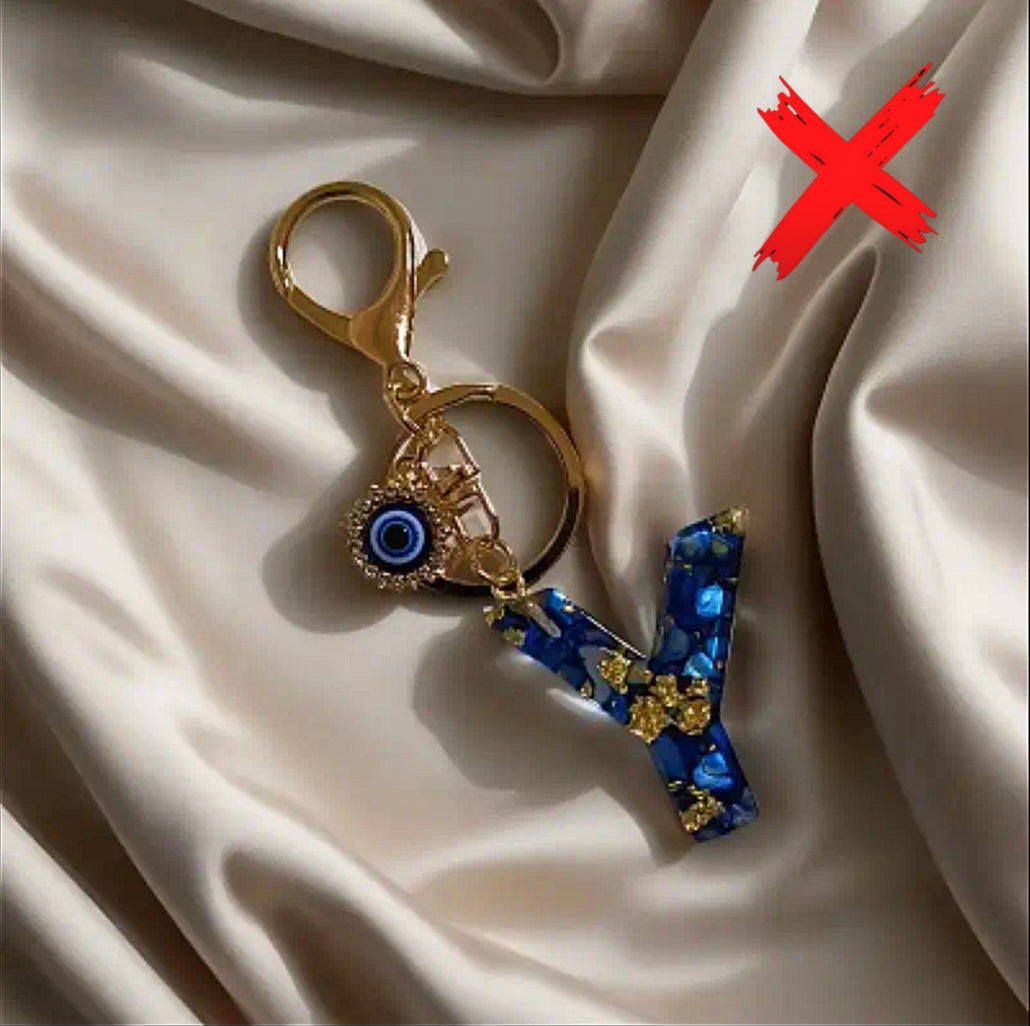 Evil Eye Energy Shielder - Y - Ritual Activated & Blessed - Protection & Transmuting Keychain - Home, Vechile, Kids, Travels