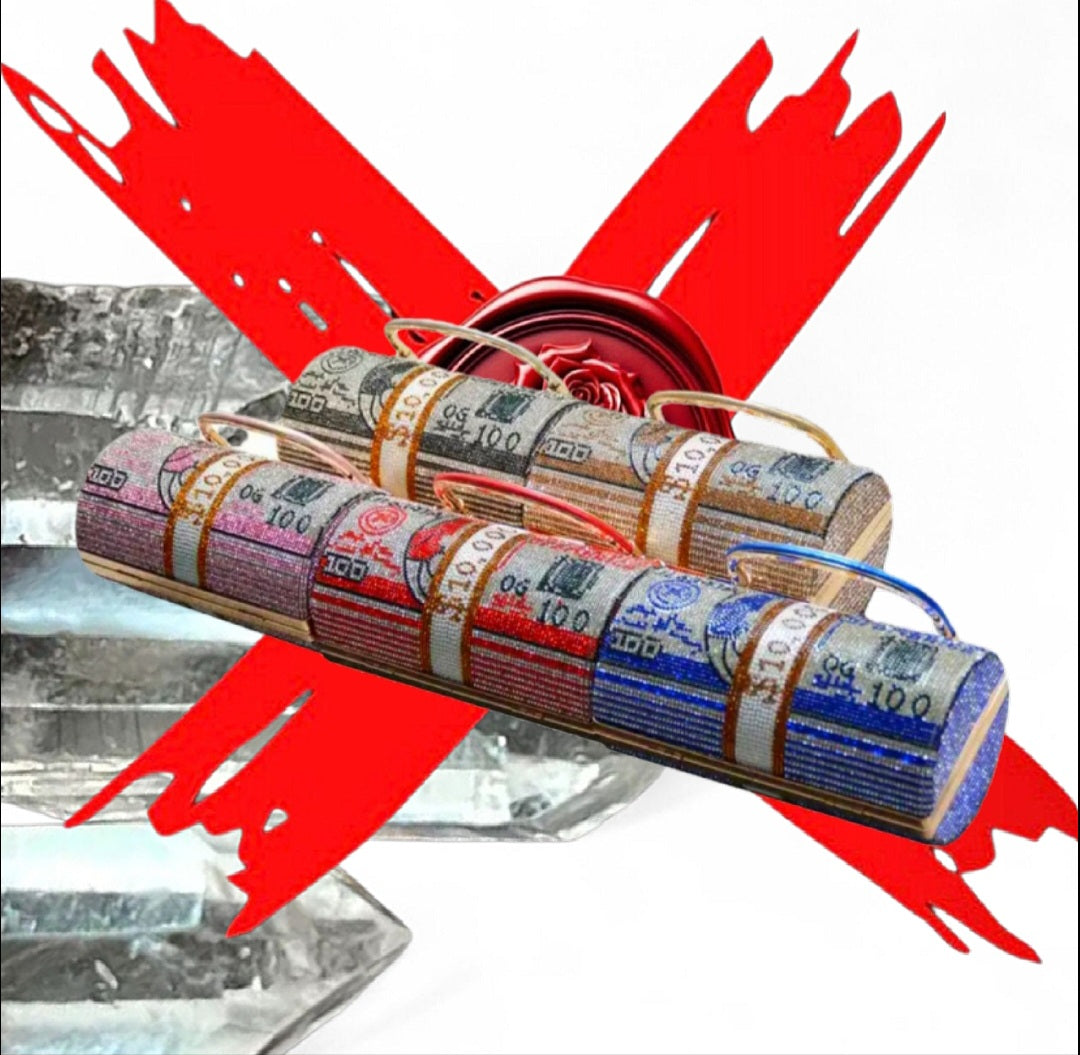 Money Comes To Me - Magnetic / Manifesting / Protection - Light Blue Ritual Activated & Blessed Purse