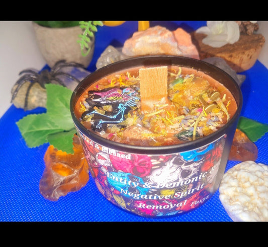 Entity & Negative Spirit Healing Ritual Candle