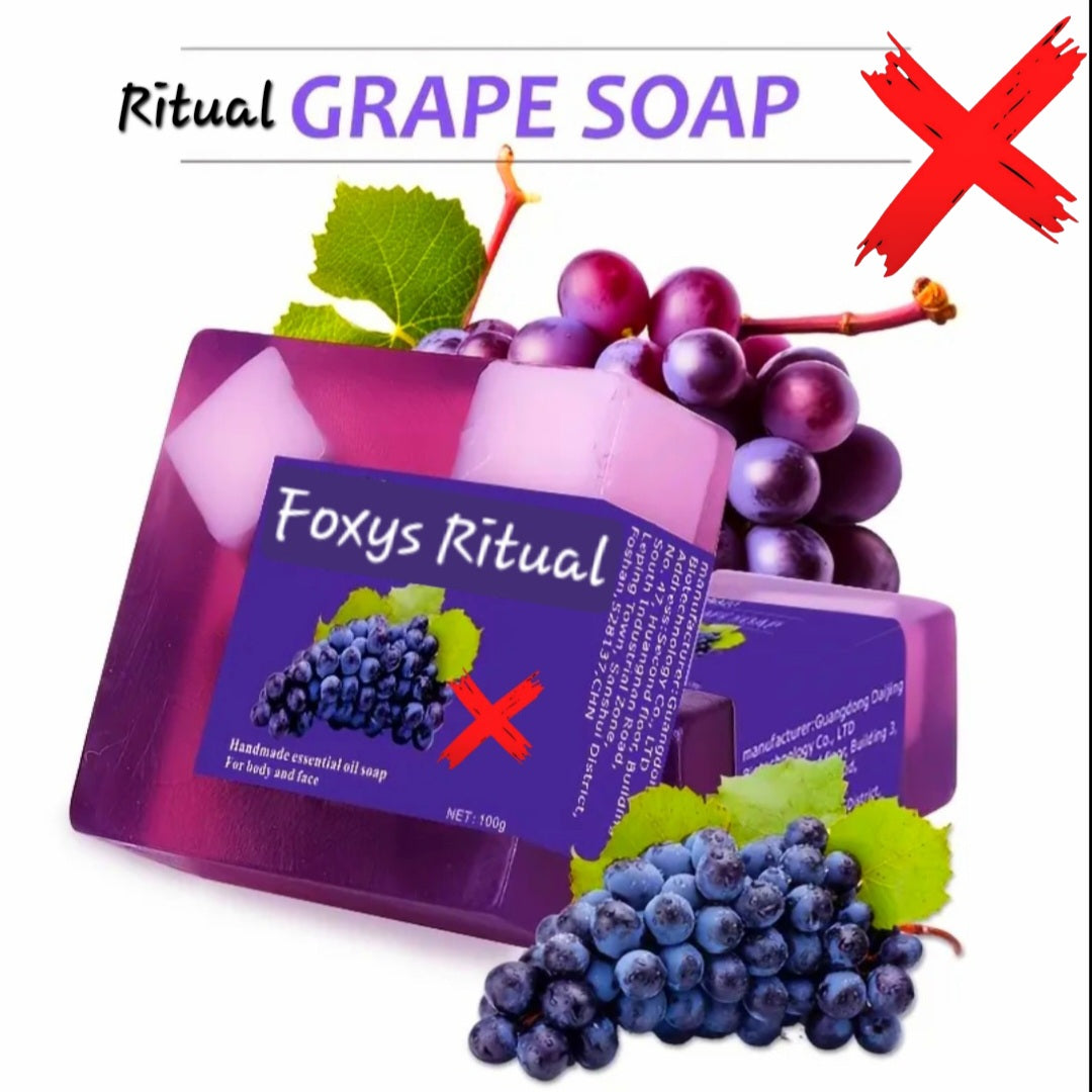 Psychic Protection / Mental & Manifesting Ability Shielding - Grape Ritual Soap Activated & Blessed x2 Per Order