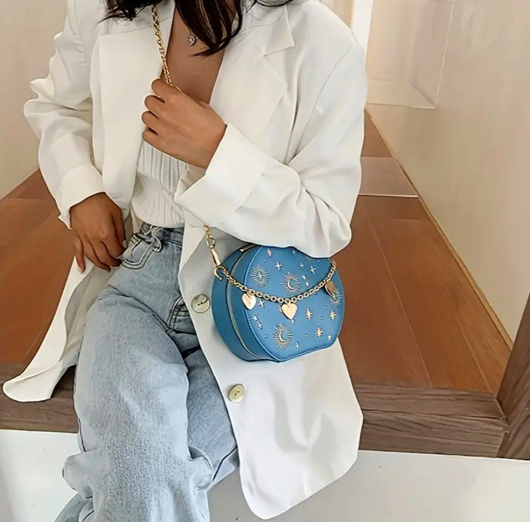 The Universe & Stars Are Always In My Favor - Blue Amplified Manifesting & Ritual Activated & Blessed Purse