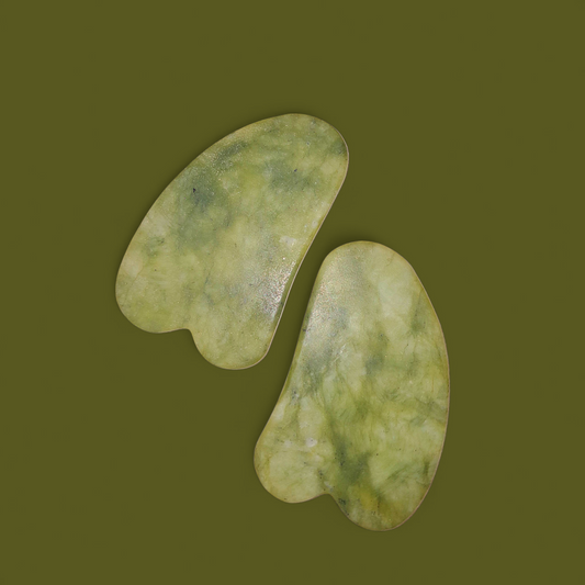 Heavens Beauty-Ritual Jade Face Creams & Oil Massager Stone