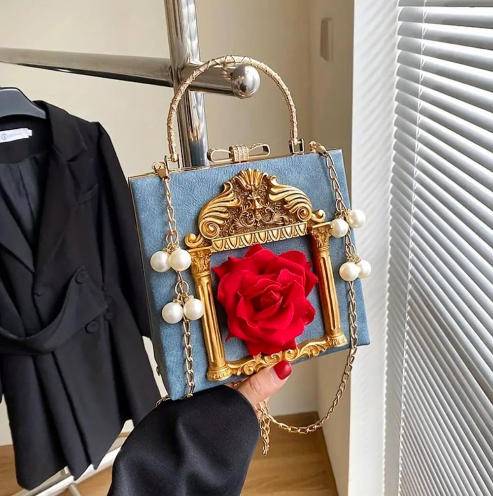 Angels Of Growth & Success & Protection - Pink / White / Gold Ritual Activated & Blessed Purse