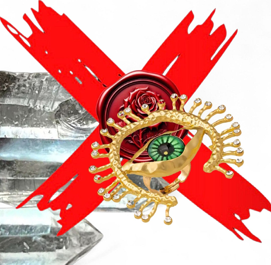 Evil Eye / Hate / Jealous / Envy Destroyer Ritual Ring - Activated & Blessed To Transmute Into Blessings