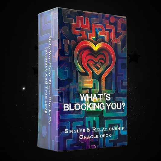 Whats Blocking You Oracle Deck & Ritual Reading Elixir & Activated Crystal
