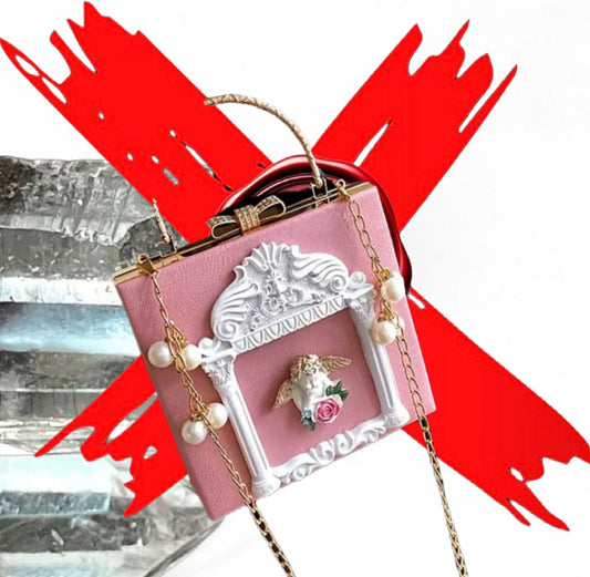 Guardian Angel Of Luck & Protection - Pink / White / Gold Ritual Activated & Blessed Purse