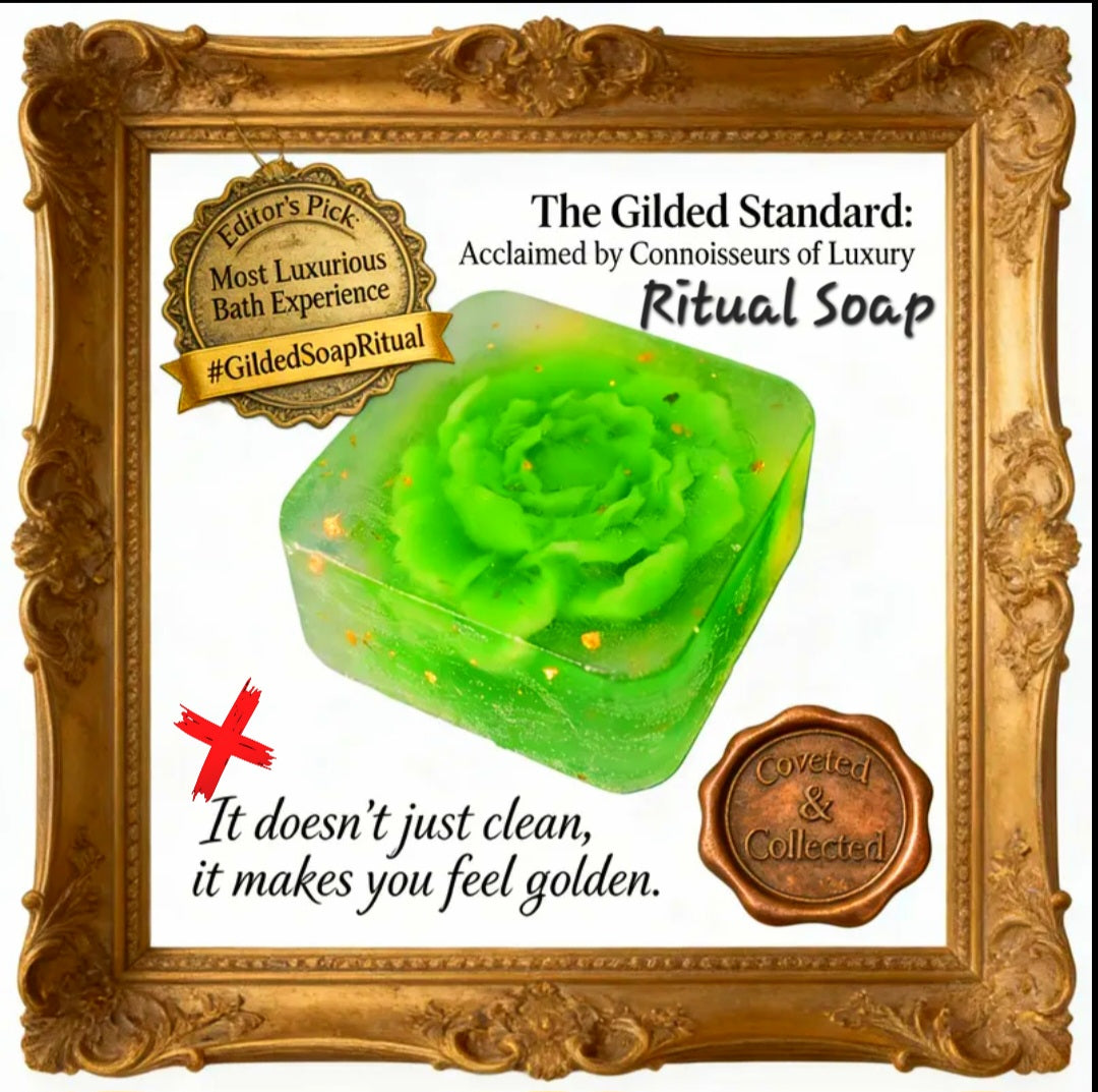 Golden Aftermath Of Warfare - Removal Of Blockages- Taking Back Power & Control - Lucky Shifting & Protecting Harmony / Blessings - Ritual Activated & Blessed Purple Golden Rose Soap