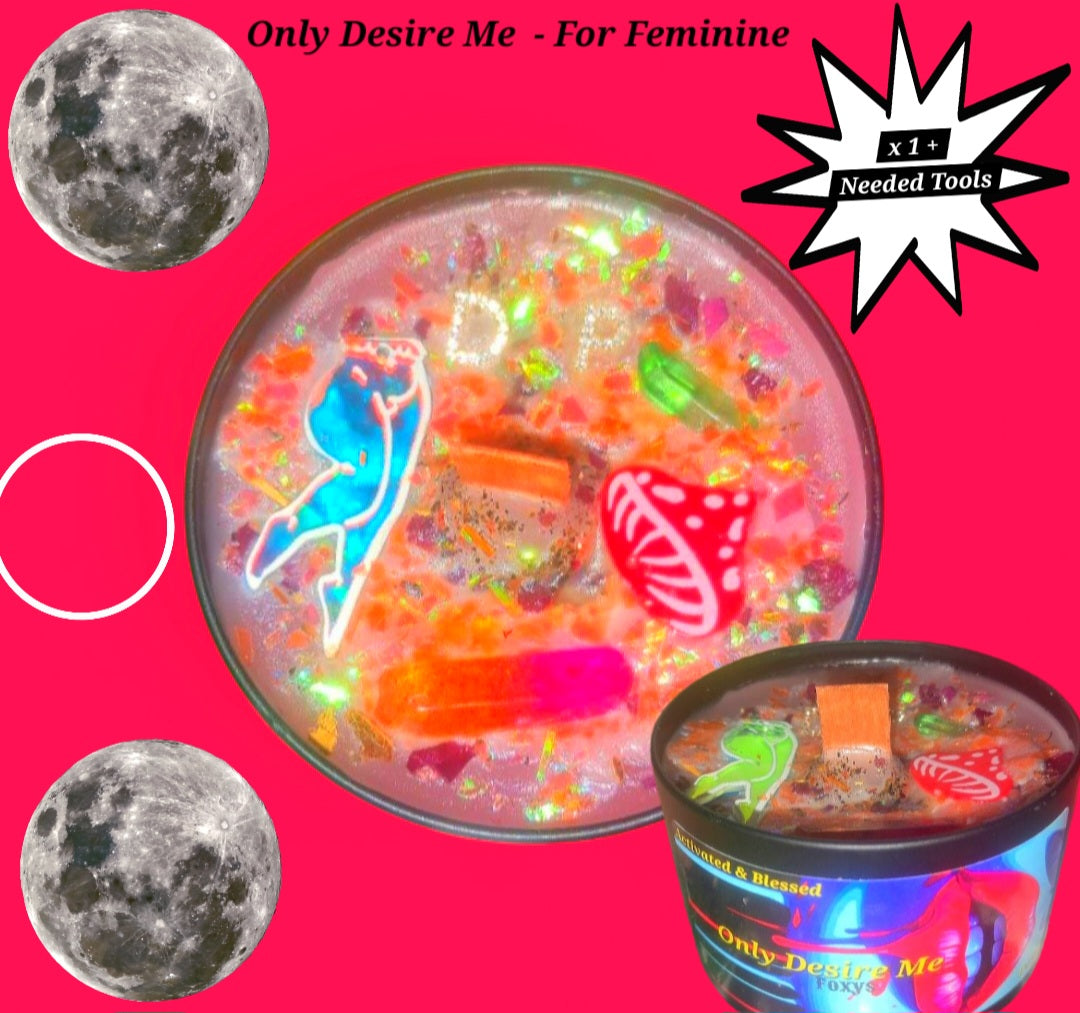 Drive Her Crazy For You In All The Best Ways - Powerful Energy Enhancing / Protection - Powerful Ritual Candle