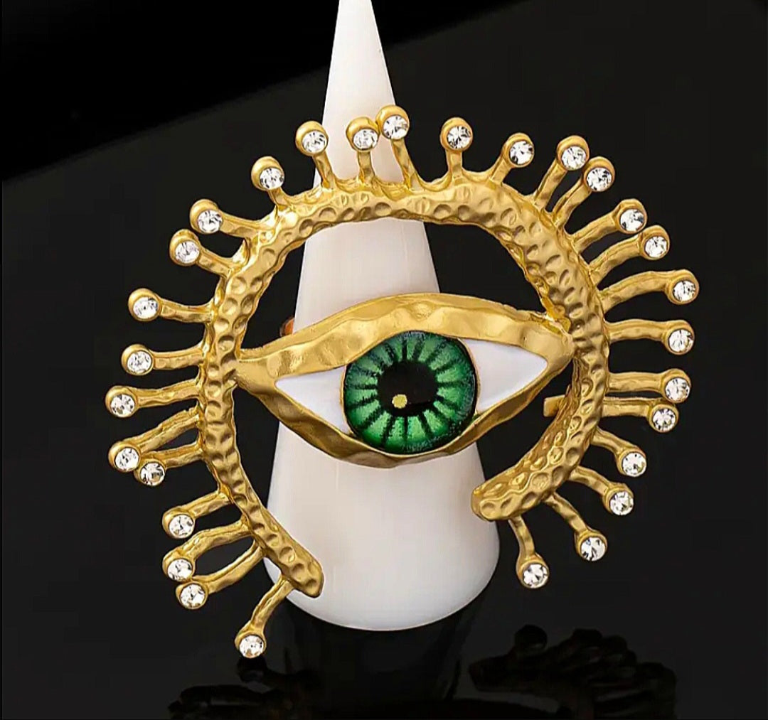 Evil Eye / Hate / Jealous / Envy Destroyer Ritual Ring - Activated & Blessed To Transmute Into Blessings