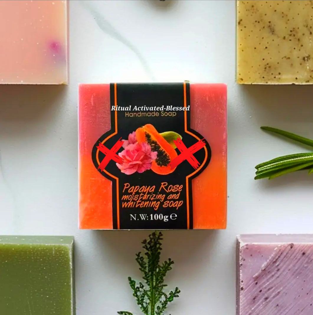 Obsessed & Addicted Cant Get Enough Of Your Sweetness / Love & Energy - Intimacy On 1000 - Ritual Papaya Rose Soap Activated & Blessed