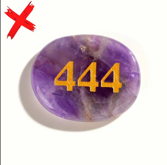 444 Amethyst Crystal Pocket & Cleansing Bath Stone - Protection & Transmuting Choosen Angel Energy Shift - Ritual Activated & Blessed