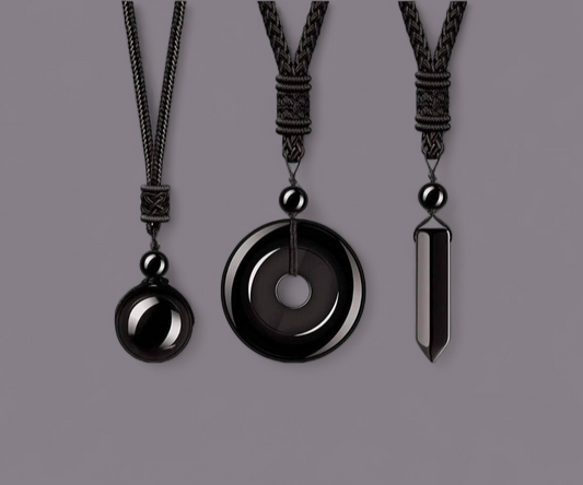 Black Obsidian Protection Ritual Necklace