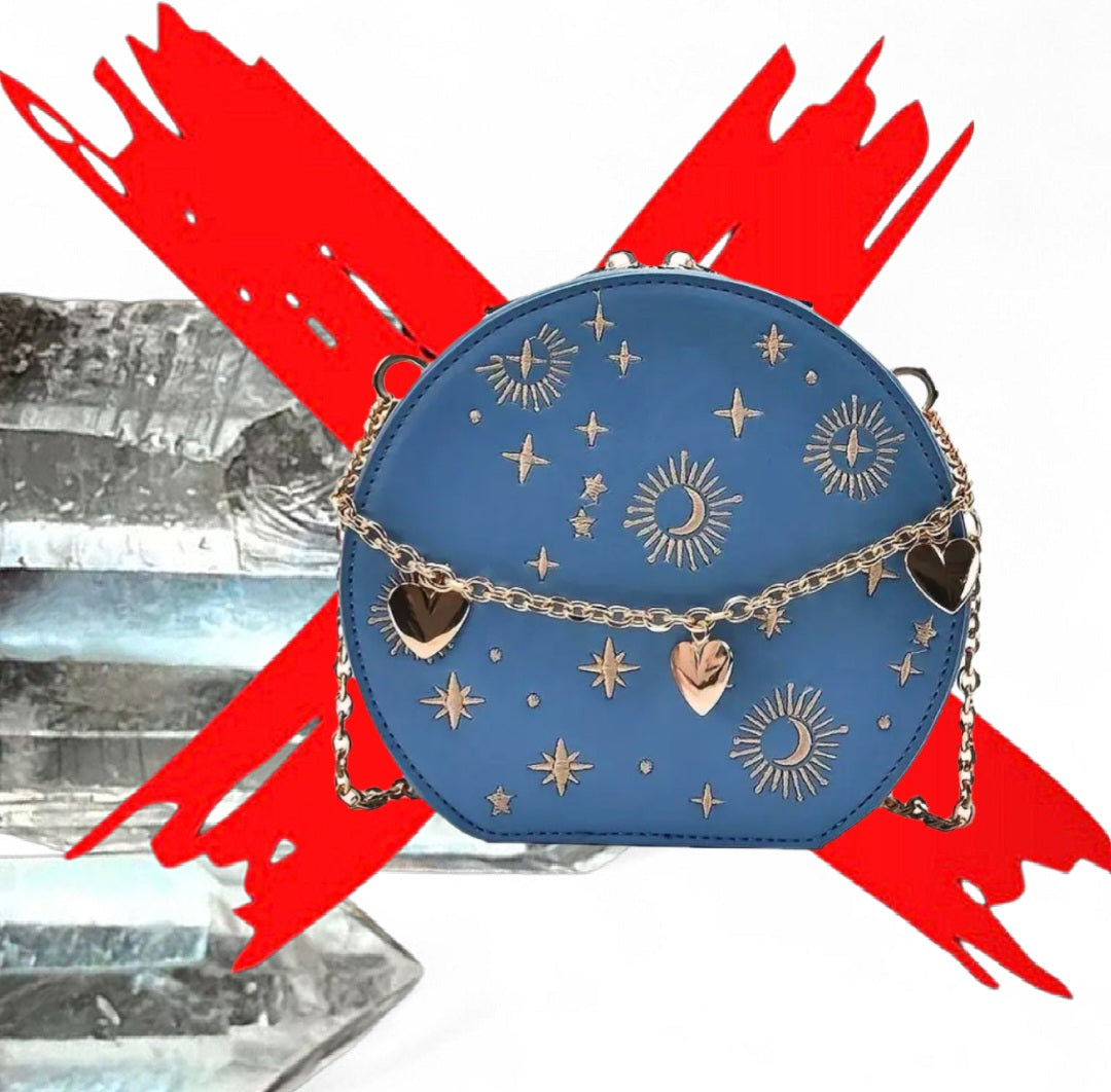 The Universe & Stars Are Always In My Favor - Blue Amplified Manifesting & Ritual Activated & Blessed Purse
