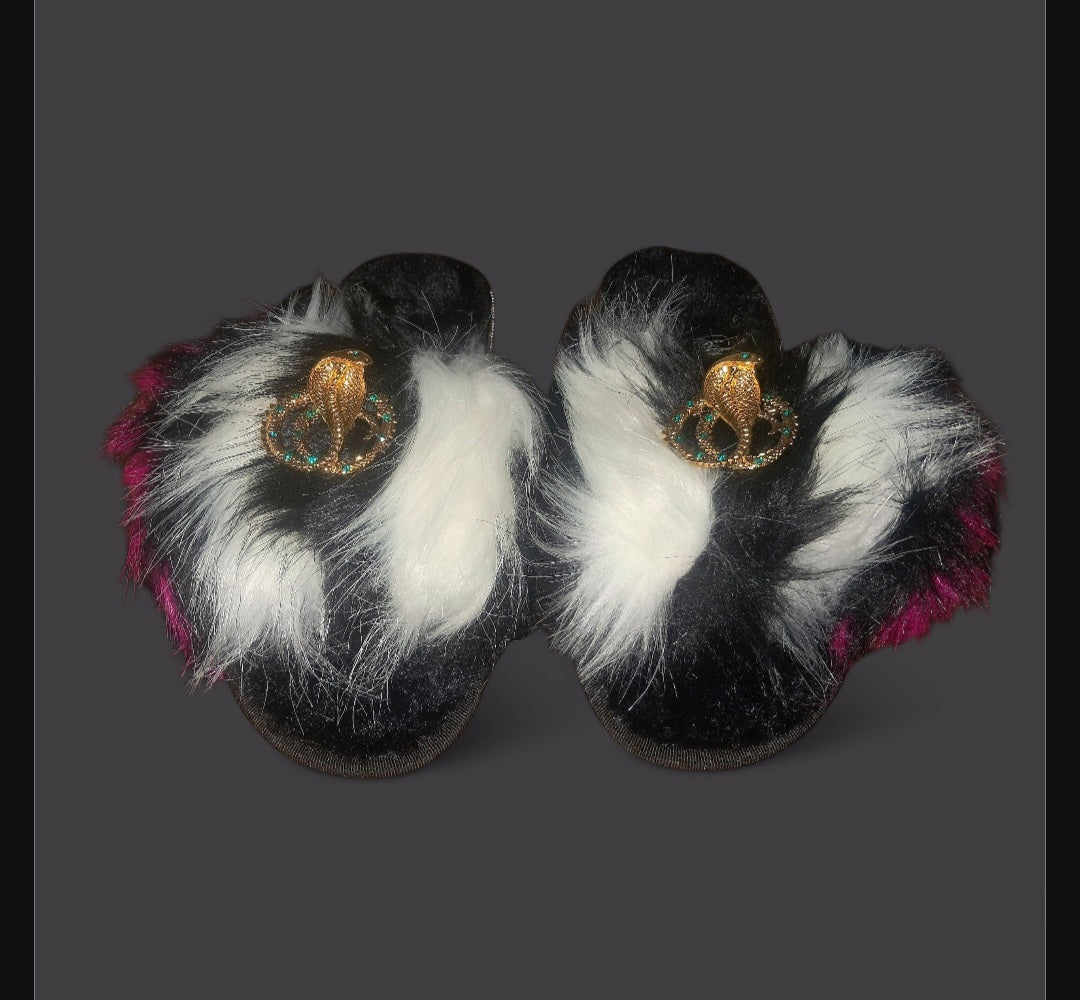 Every Step Counts - Black/White/Hot Pink Ritual Manifesting & Protection Activated & Blessed Slides