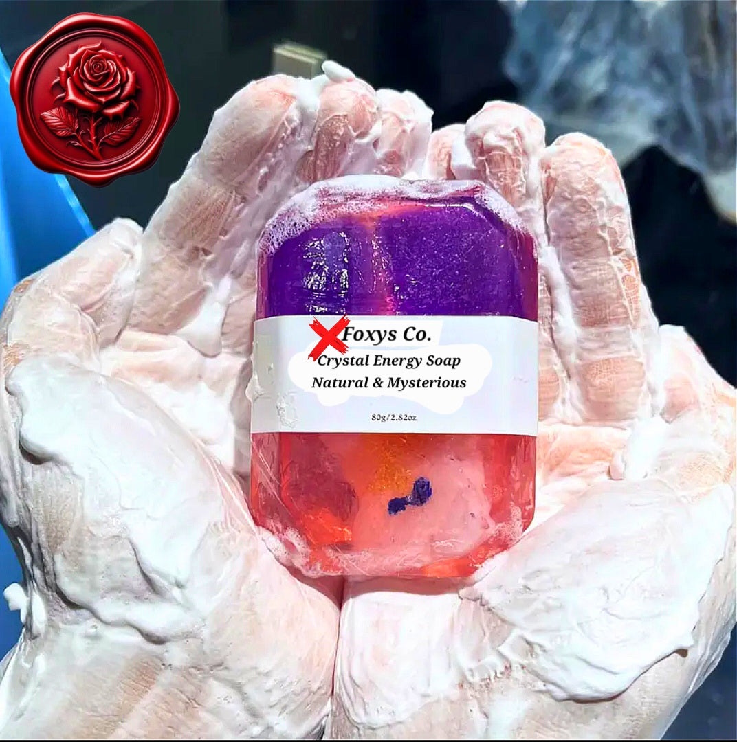 Amplifying Love Energy & Heart & Crown Chakra Energy - In Life / Connections & Manifestations - w/ Mystery Crystal Inside Ritual Bar Soap
