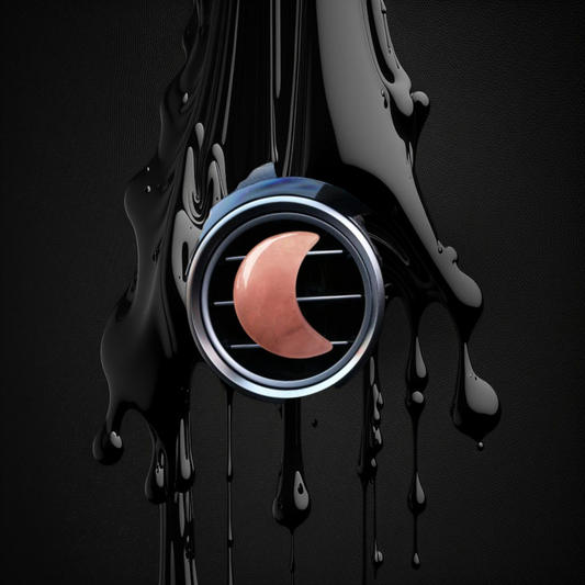 Safe Travels & No Vechile Warfare Crystal Clip - Ritual Activated & Blessed Strawberry Quartz Crystal