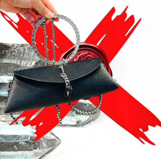 Grounding Harmony Bringer & Protector - Black Ritual Activated & Blessed Purse