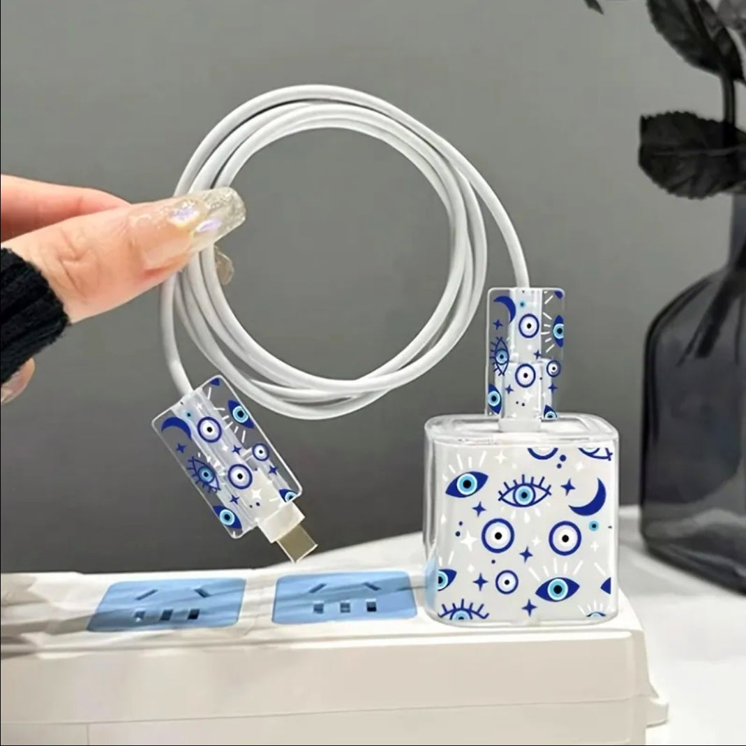 Evil Eye Protection & Shielding Charger Set - Technology From Witchcraft Dark & ill Intentions From Seeping Into Conversations & Daily Creations - Ritual Activated & Blessed