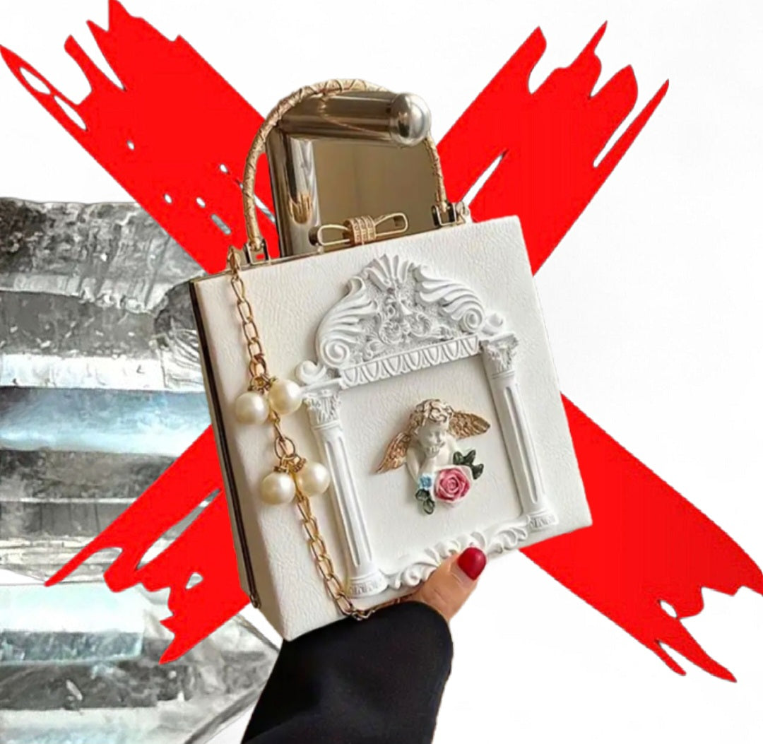 Guardian Angel Of Luck & Protection - White / Gold / Pink Ritual Activated & Blessed Purse