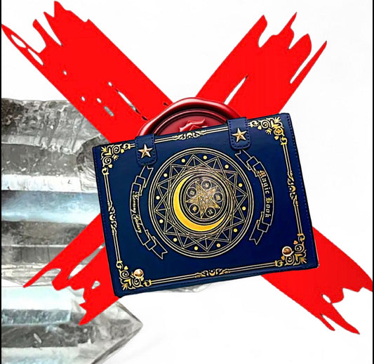 Bounces Off Of Me & Sticks To You - Blue Protection Activated & Blessed Purse