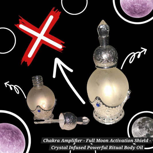Celestial Unblocker Unwanted Be Gone - Energy Amplifier - Powerfully Enhanced Ritual Body & Candle Oil