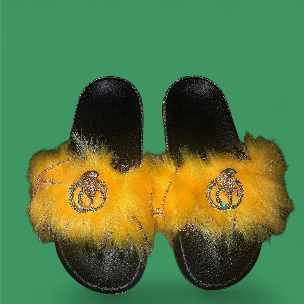 Every Step Counts - Yellow/Black Tips Ritual Manifesting & Protection Activated & Blessed Slides