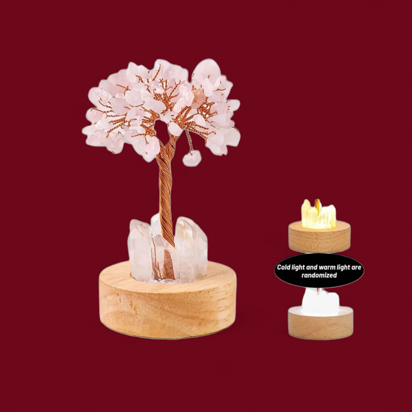 Transmitting Love & Harmony Attracting In Energy - Ritual Rose Quartz Lamp