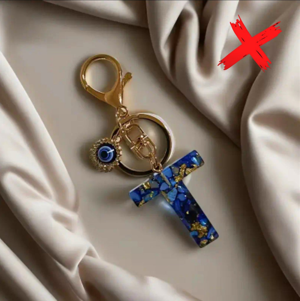 Evil Eye Energy Shielder - T - Ritual Activated & Blessed - Protection & Transmuting Keychain - Home, Vechile, Kids, Travels