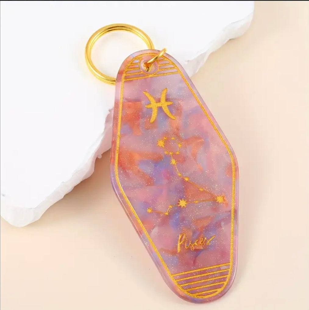 Pisces Protection & Transmuting Keychain - Home, Vechile, Kids, Travels - Ritual Activated & Blessed