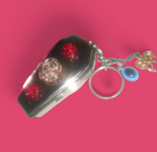 Protection Sterling Sliver Keychain Ritual Boxes