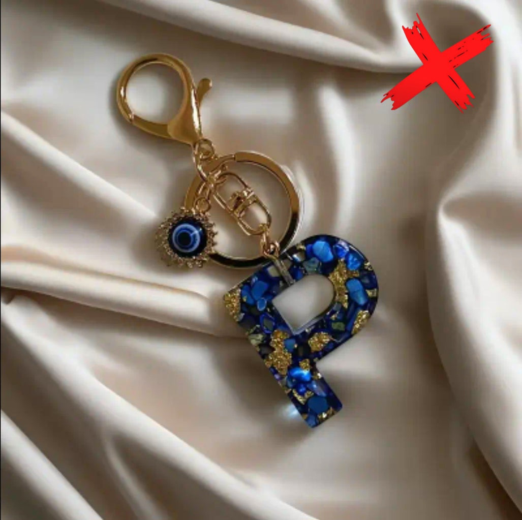 Evil Eye Energy Shielder - P - Ritual Activated & Blessed - Protection & Transmuting Keychain - Home, Vechile, Kids, Travels