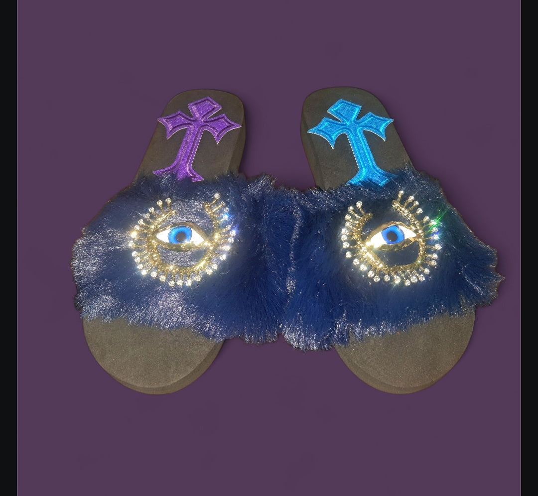 Every Step Counts - Dark Blue Ritual Manifesting & Protection Activated & Blessed Slides