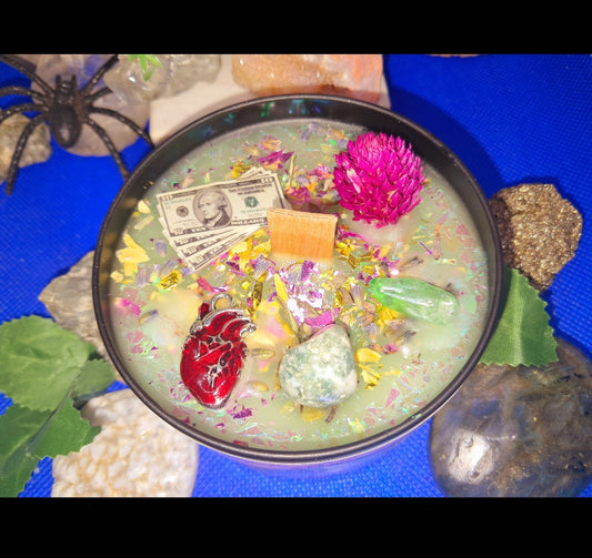 Money Comes To Me Feminine Energy Ritual Candle