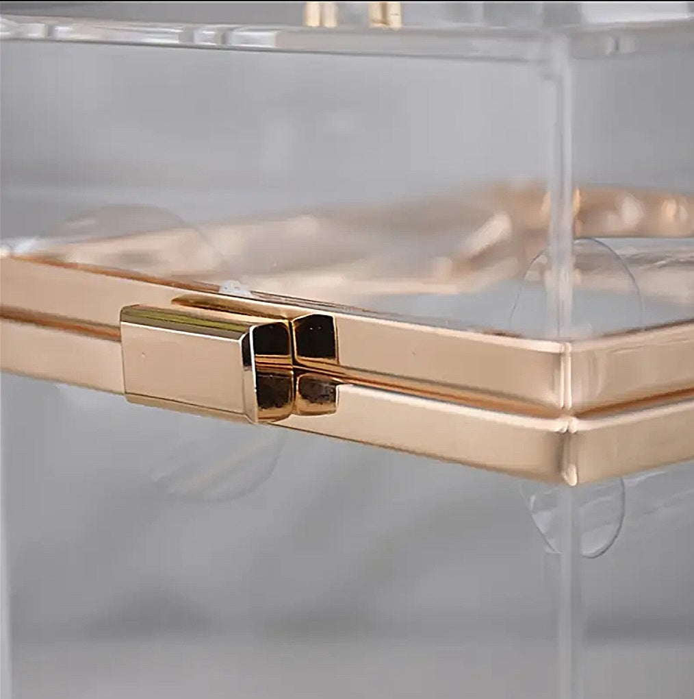 Untouchable Energy Shifter - Manifesting / Protection / Energy Cleanser - Grey & Gold Ritual Activated & Blessed Purse / Anything Bag / Box