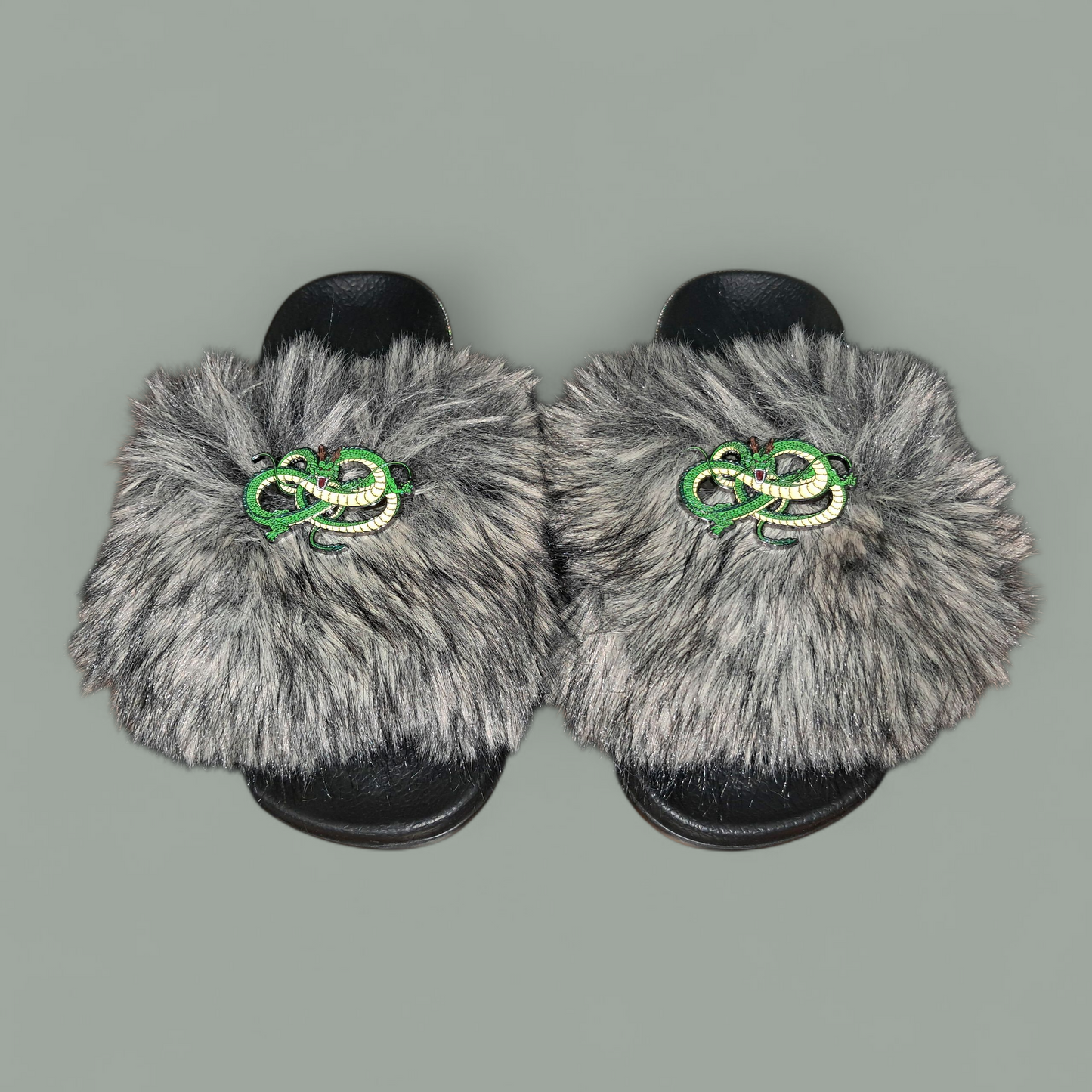Every Step Counts - Grey Wolf Grey / Black Ritual Manifesting & Protection Activated & Blessed Slides