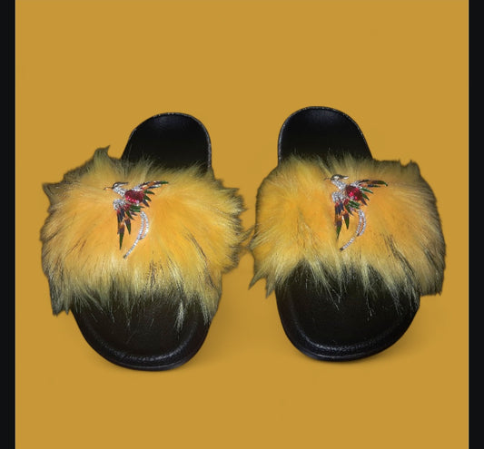 Every Step Counts - Yellow/Black Tips Ritual Manifesting & Protection Activated & Blessed Slides