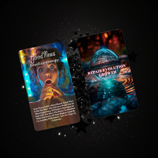 Repair, Evolution, Growth Oracle Deck & Ritual Reading Elixir & Activated Crystal