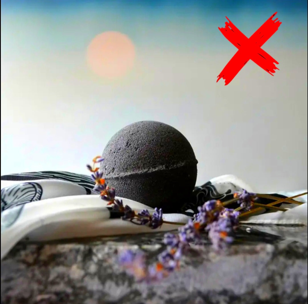 Karmic Repellent - Extremely Powerful Boundaries Activated & Blessed & Secured - Ritual Black All Natural Bath Bombs Set Of 16