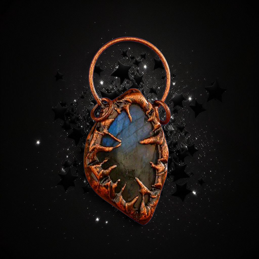 Labradorite Powerful Shield Ritual Activated & Blessed Necklace